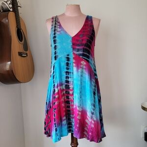 Loveriche Tie Dye Swing Dress M